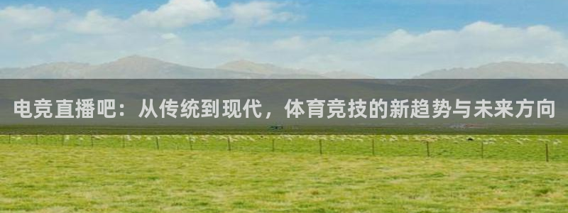 南宫电竞电竞体育：电竞直播吧：从传统到现代，体育竞技的新趋势与未来方向